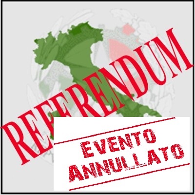 Evento del 4 aprile - ANNULLATO